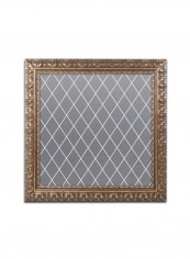 Group 08 B Framed Wall Art Grey/White 11 x 11inch
