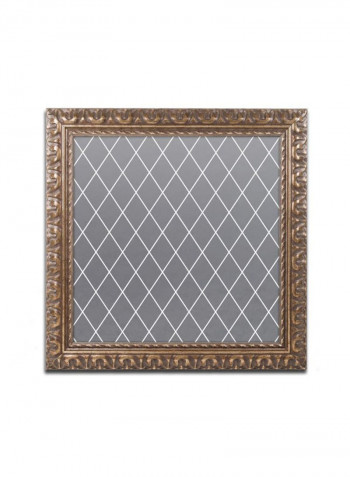 Group 08 B Framed Wall Art Grey/White 11 x 11inch