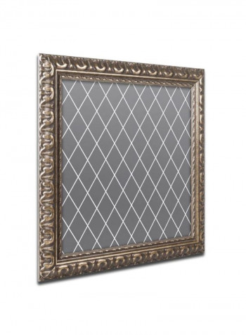 Group 08 B Framed Wall Art Grey/White 11 x 11inch
