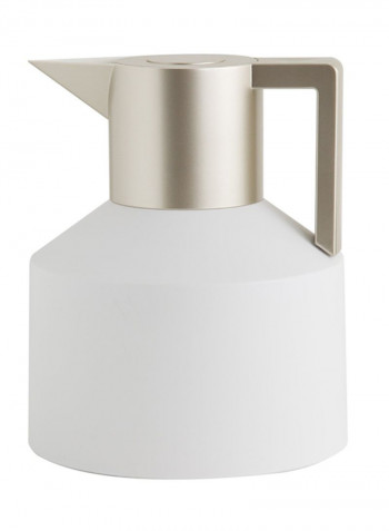 Refurbished - Geo Vacuum Jug White/Silver 20x16.5centimeter