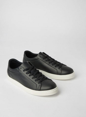 Classic Leather Sneakers Black
