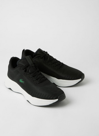 Court-Drive Fly Textile Sneakers Black/White