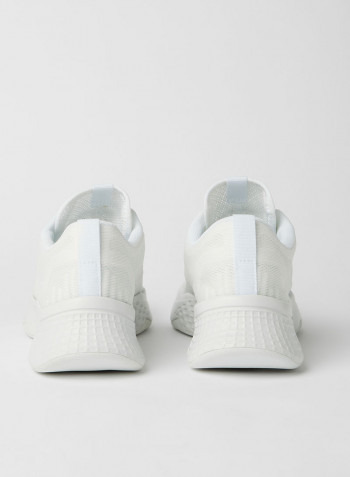 Court-Drive Fly Textile Sneakers White