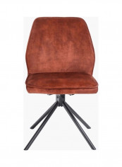 Gregor Swivel Dining Chair Brown/Black