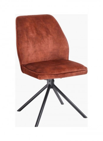 Gregor Swivel Dining Chair Brown/Black