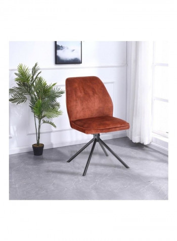 Gregor Swivel Dining Chair Brown/Black
