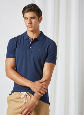 Solid Polo Black Iris