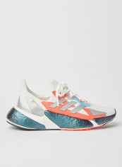 X9000L4 Running Shoes Crystal White/Silver Metallic/Signal Green