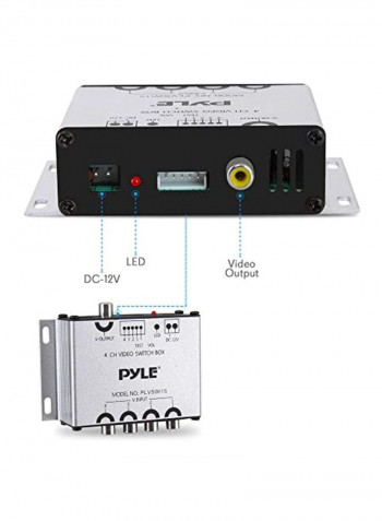 4-Channel Car Video Switcher Box