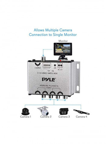 4-Channel Car Video Switcher Box