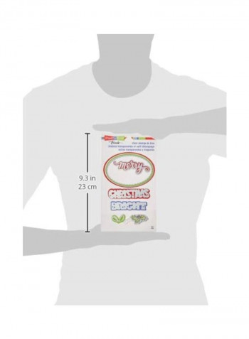 Christmas Bright Clear Die Set Clear