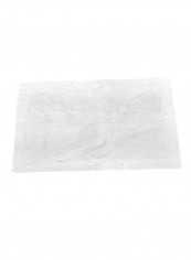 Rectangular Shape Thick Comfy Rug White 70x70centimeter