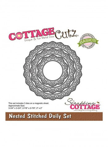 3-Piece Nested Die Set Green