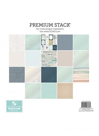 Coastal Craft Paper Green/Beige/Black