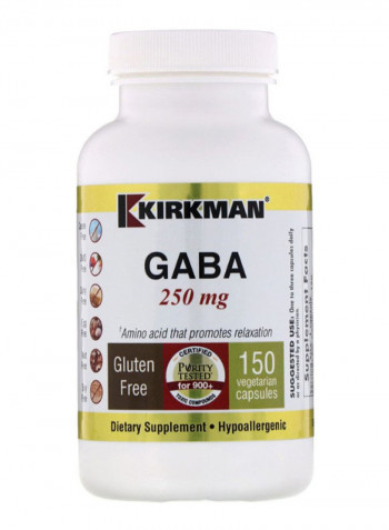 GABA Dietary Supplement - 150 Capsules