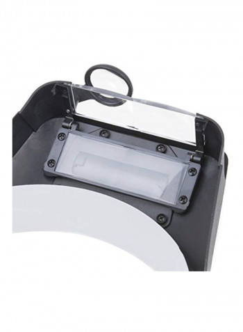 Head Magnifier With LED Light Black/Clear