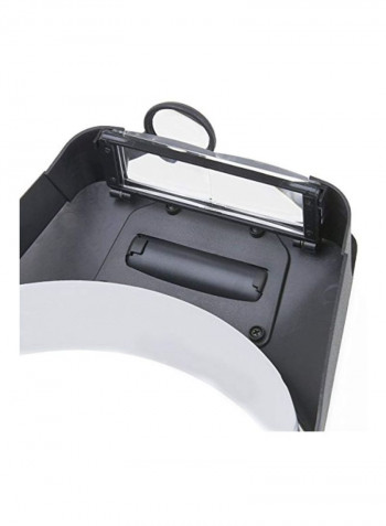 Head Magnifier With LED Light Black/Clear