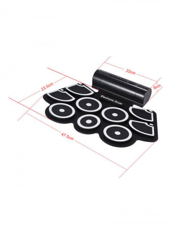 Electronic Roll Up Drum Pad Set