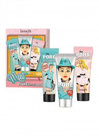 3-Piece Meet The POREfessionals Primer Set Beige/Blue/Pink
