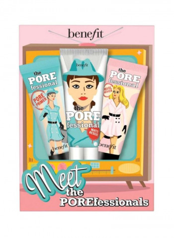 3-Piece Meet The POREfessionals Primer Set Beige/Blue/Pink