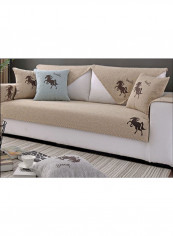 Simple Modern Style Sofa Slipcover Beige/Brown reviews Simple Modern Style Sofa Slipcover Beige/Brown