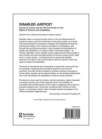 Disabled Justice? Paperback