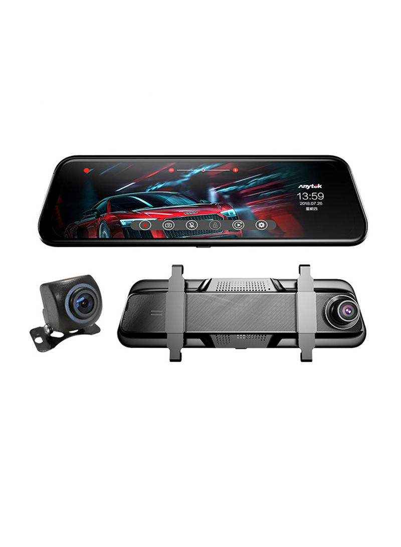 Rearview Mirror Touch Screen Camera Dual Lens Video Recorder