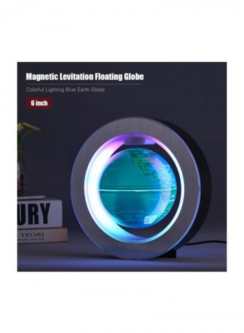 Magnetic Levitation Globe أزرق / فضي