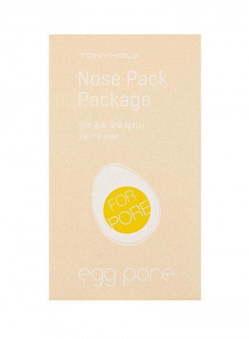 Tonymoly Egg Pore Nose Pack Package Sheets
