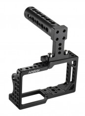 Camera Protector Stabilizer Cage With Top Handle Black/Silver reviews Camera Protector Stabilizer Cage With Top Handle Black/Silver
