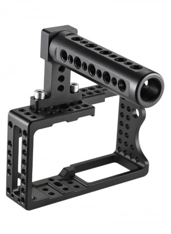 Camera Protector Stabilizer Cage With Top Handle Black/Silver