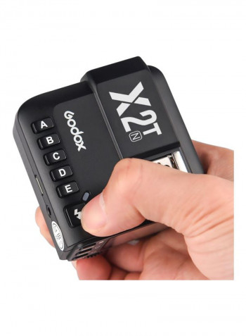 Wireless Ttl Flash Trigger Transmitter 7.2x7x5.8centimeter Black