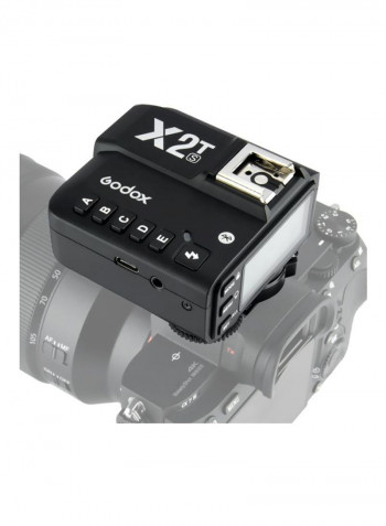 Wireless Ttl Flash Trigger Transmitter 7.2x7x5.8centimeter Black