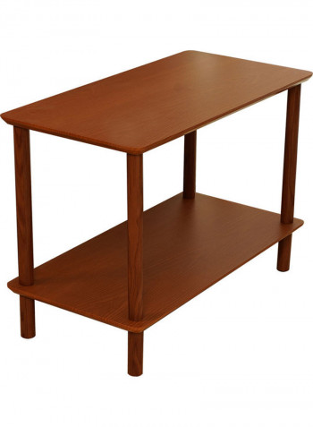2-Tier End Table Brown