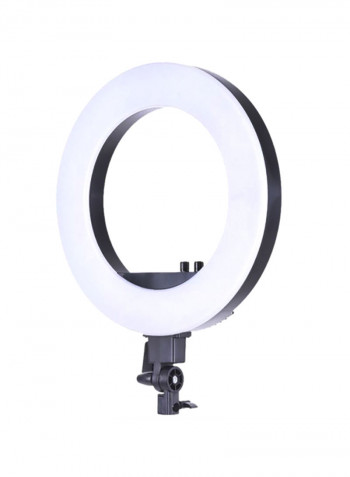 LED Video Ring Light 18inch White/Black