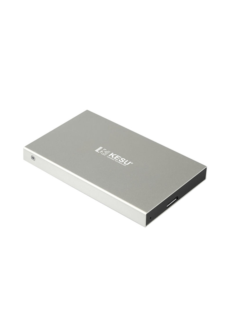 Portable External Hard Drive 1TB Silver