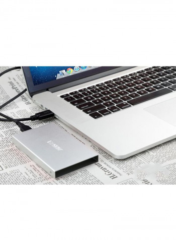 Portable External Hard Drive 1TB Silver