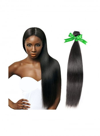Straight Hair Extension Natural Black 18inch
