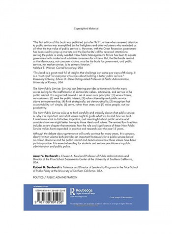 The New Public Service Paperback 4