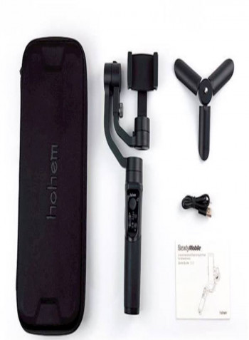 3-Axis Gimbal Handheld Stabilizer For Smartphones Black