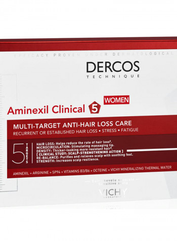 Dercos Aminexil Clinical 5 Women 21 Monodoses 6ml
