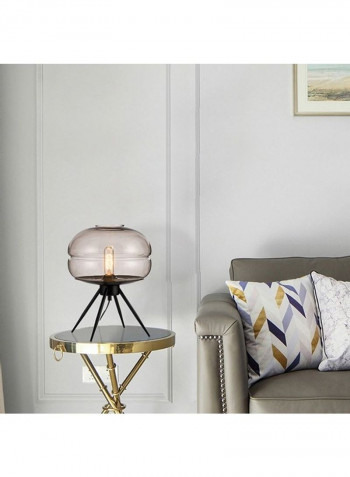 Simple Creative Metal LED Table Lamp Yellow Light 38x28x28centimeter