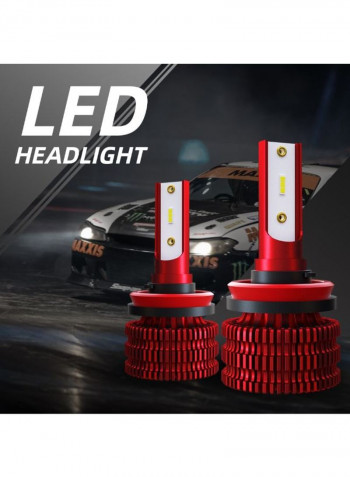 2-Piece Car LED Headlight Bulb
