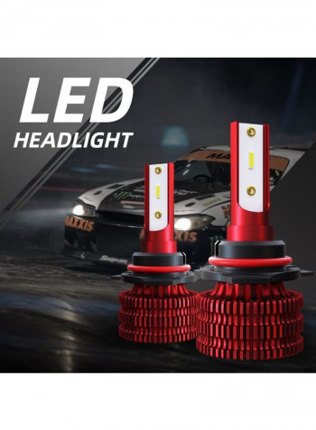 2-Piece Car LED Headlight Bulb