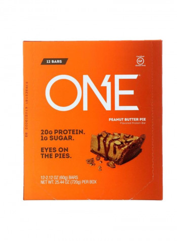 12-Piece Peanut Butter Pie Flavor Protein Bar