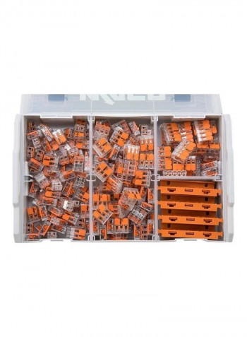 Splicing Connector Set With Box Orange/Clear