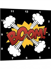 Boom Wall Clock Multicolour 13x13inch