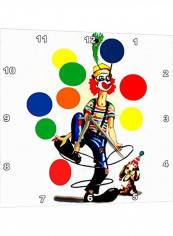 Fun Clown Wall Clock Multicolour 13 X 13inch reviews Fun Clown Wall Clock Multicolour 13 X 13inch