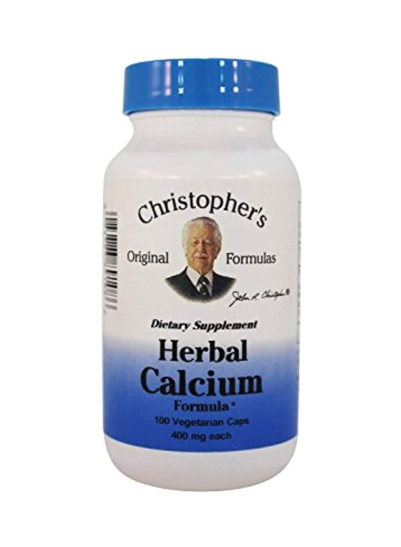 Pack Of 4 Herbal Calcium 400 Mg - 100 Vegetarian Caps