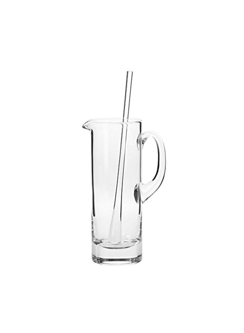 Martini Pitcher And Stirrer Set Clear 30ounce